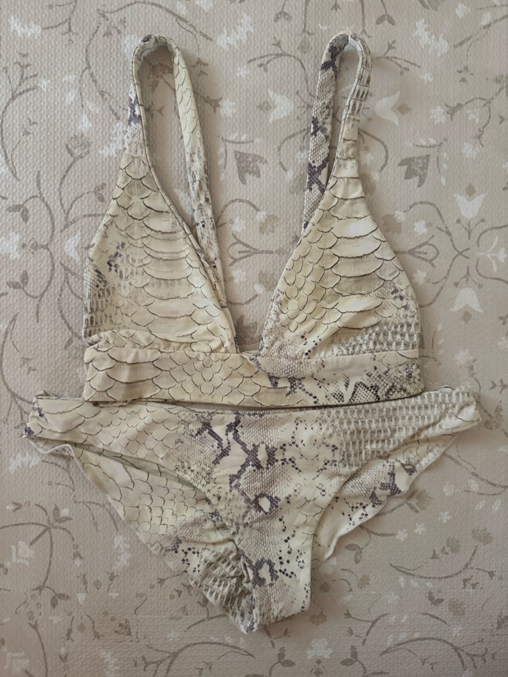 Boys + Arrows Snake Print Bikini Set
